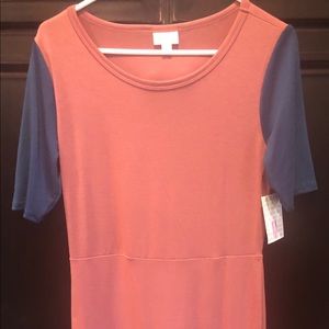 LuLaRoe form fitting dress (Julia)